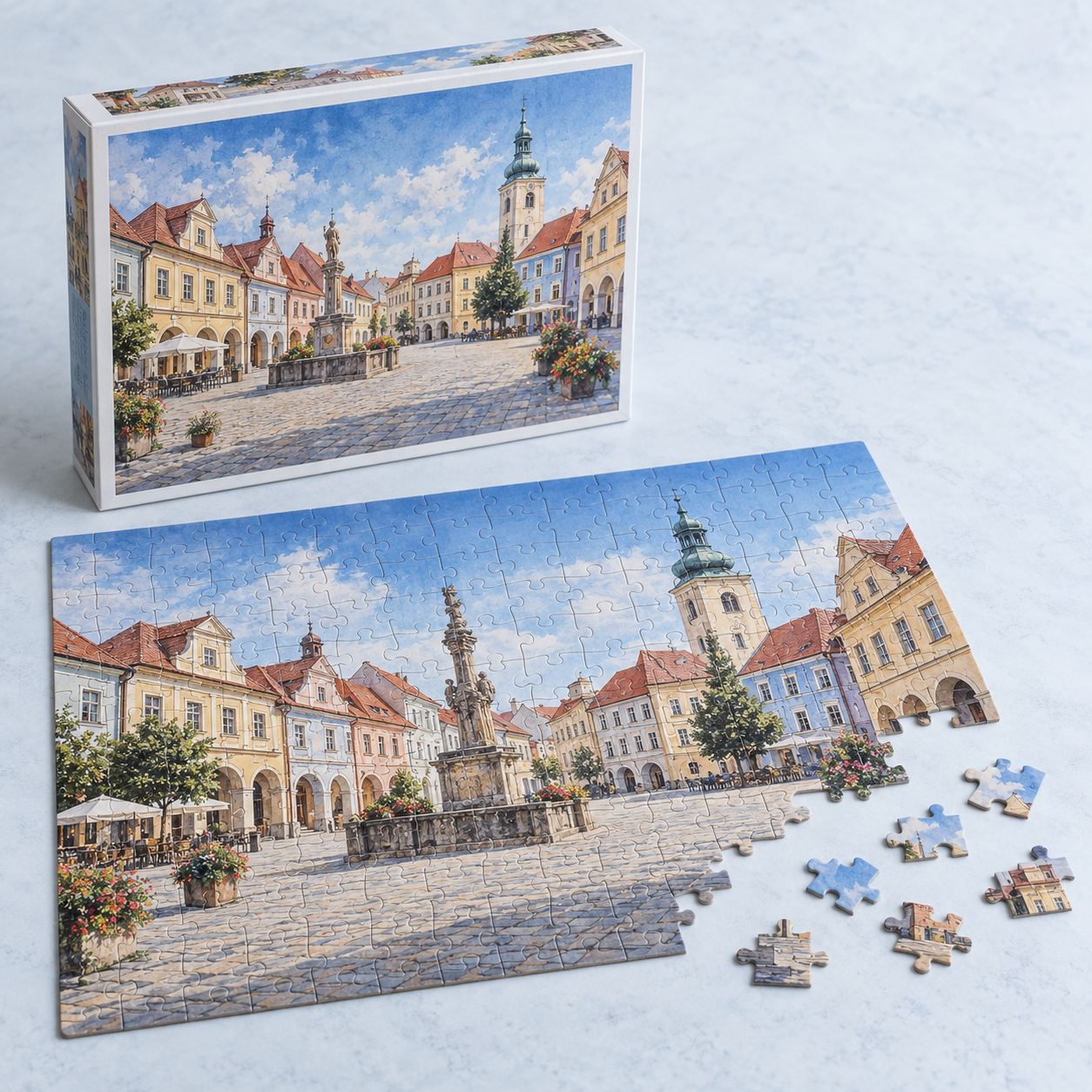 Puzzle edukacyjne · 100 elementów