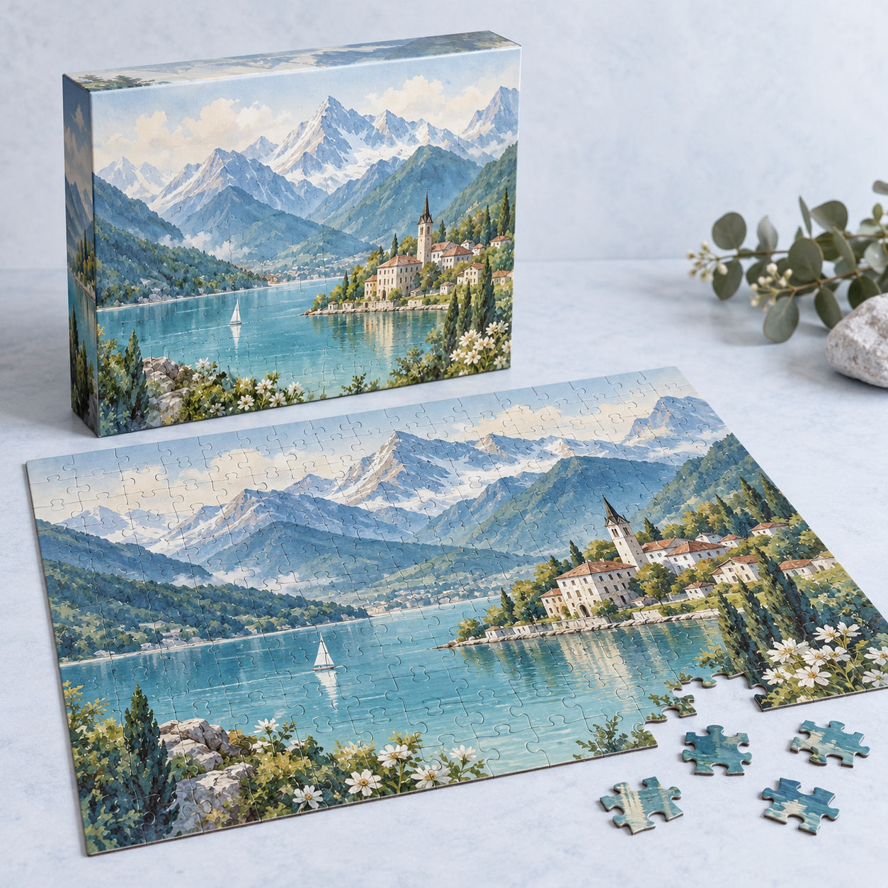 Mini puzzle dla atrakcji turystycznej